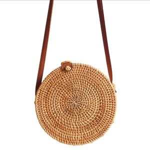 Rattan Circle Purse
